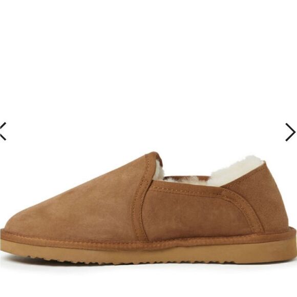 Men's Fireside by Dearfoams Hobart Genuine Shearling Closed Back Slipper,Unisex - Picture 7 of 13